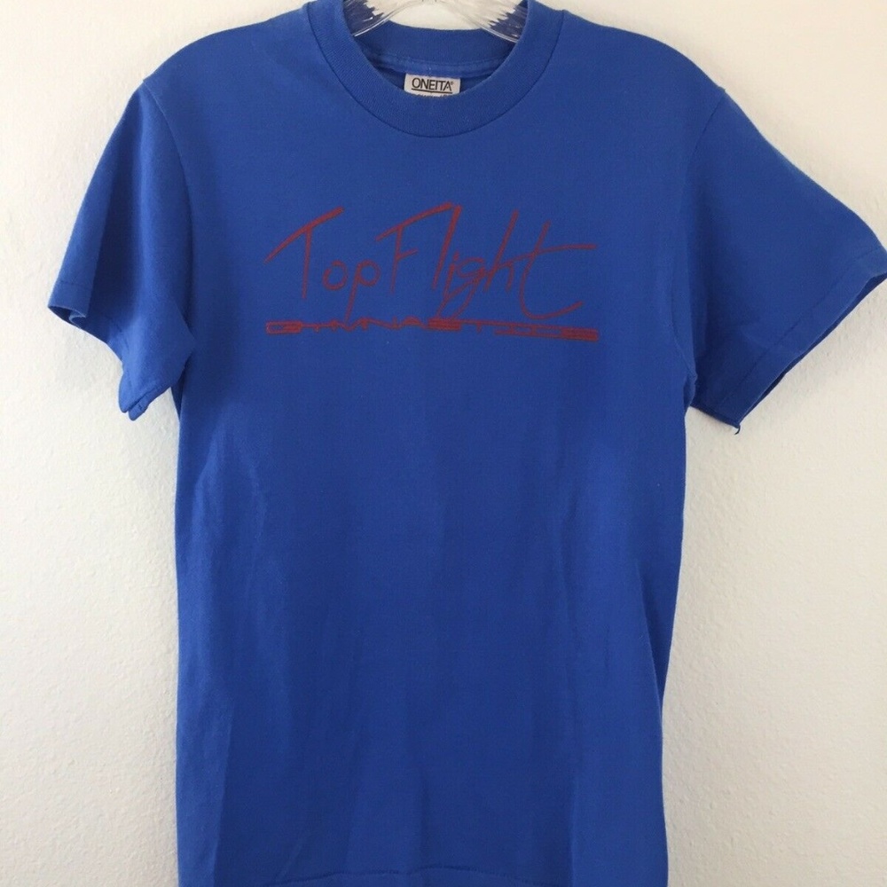 Oneita Top Flight Gymnastics T Shirt Size Small